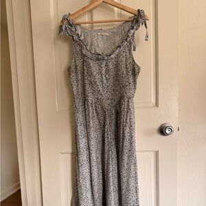 Doen Blue Floral Maxi Dress